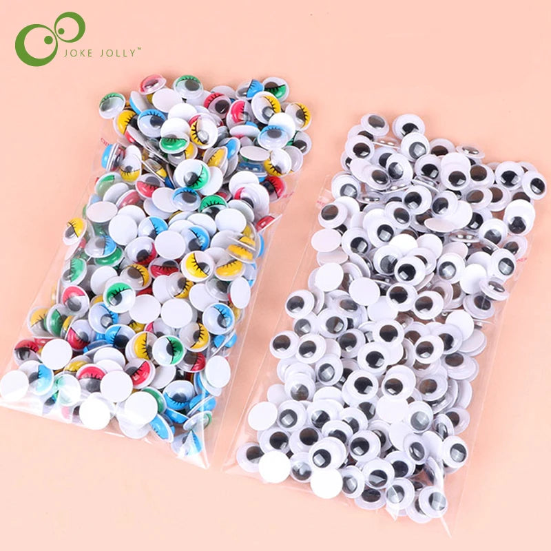 100pcs/200pcs Self-adhesive Googly Wiggle Eyes