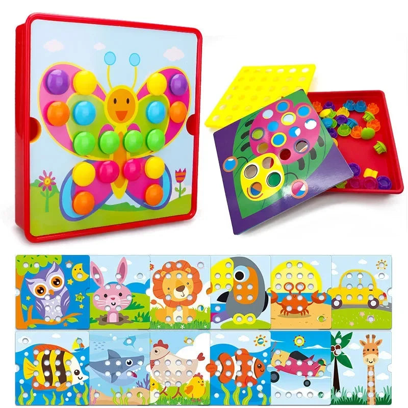 3D Puzzle Games Jigsaw Board for Children Kids Educational Toys