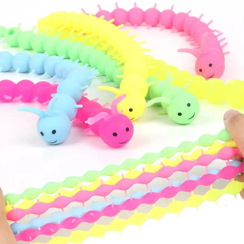 18-3PCS Funny Noodle Fidget Toys, Stress Relief Autism Vent Toy