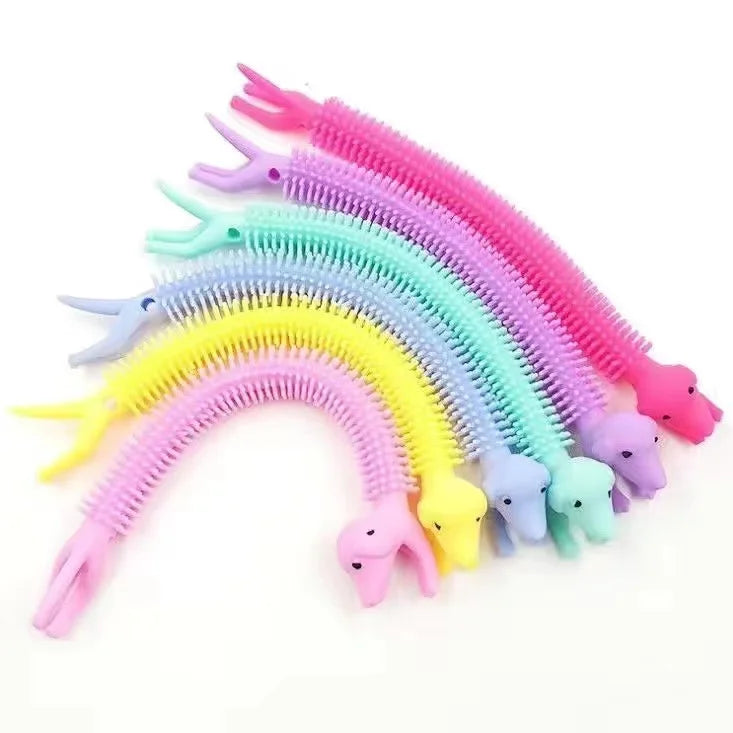 18-3PCS Funny Noodle Fidget Toys, Stress Relief Autism Vent Toy