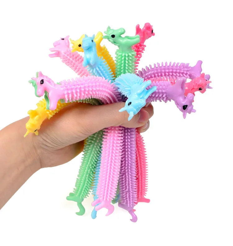 18-3PCS Funny Noodle Fidget Toys, Stress Relief Autism Vent Toy