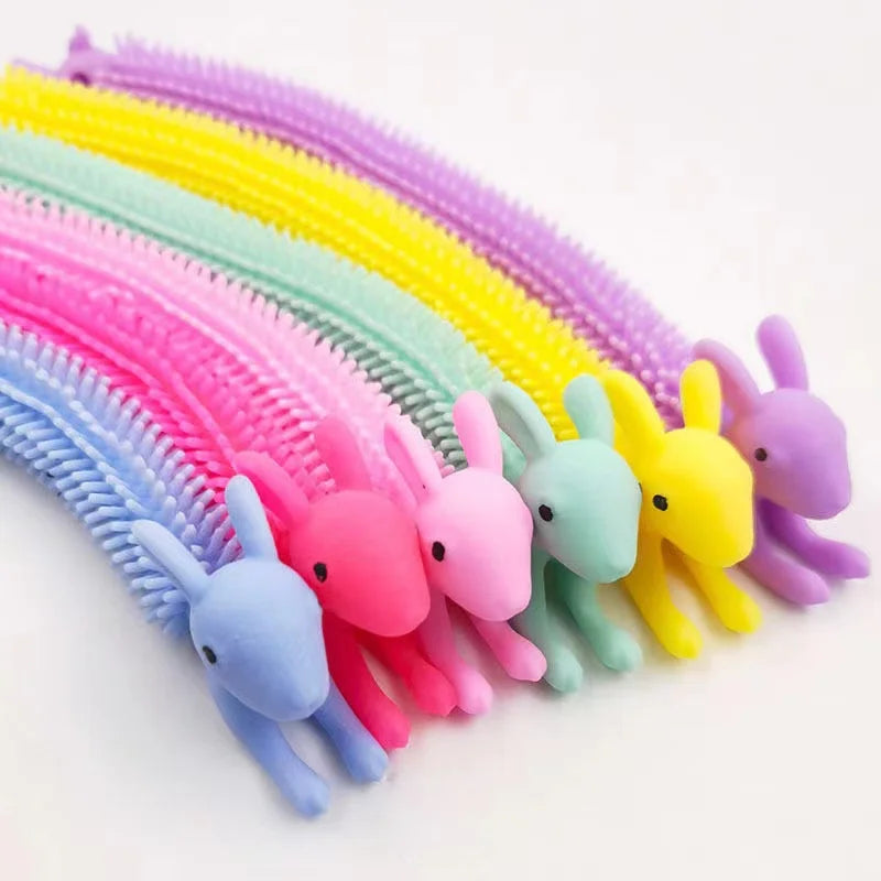 18-3PCS Funny Noodle Fidget Toys, Stress Relief Autism Vent Toy