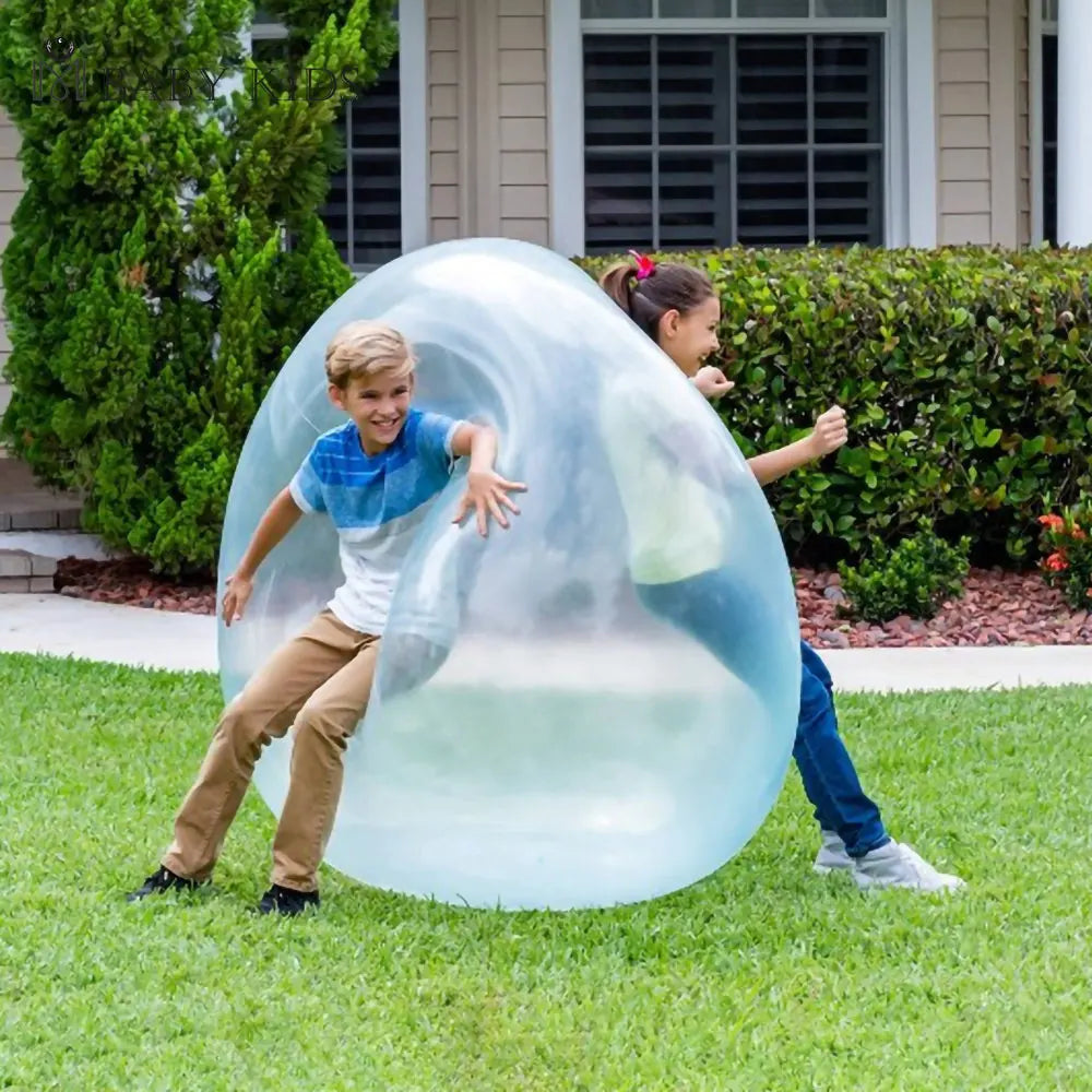 Kids Children Outdoor Soft Air Water Filled Bubble Ball Blow Up Balloon Toy Fun Party Game Summer Gift Inflatable Gift