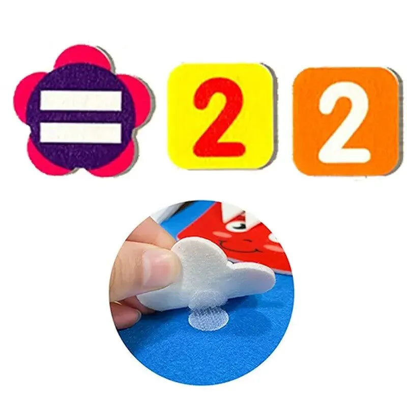 Educational DIY Toy for Children, Addition Subtraction Finger Arithmetic Teaching Enlightenment Board